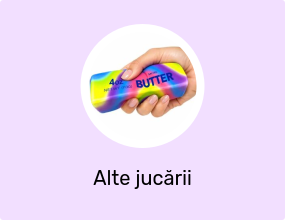 Squishy unt 13 cm, jucarie antistres butter, moale si elastica, multicolor, relaxare