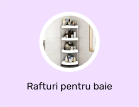Rafturi pentru baie