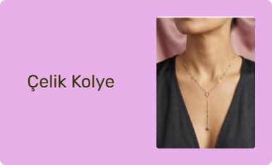 Çelik Kolye