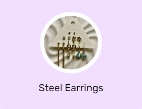 Steel Earrings