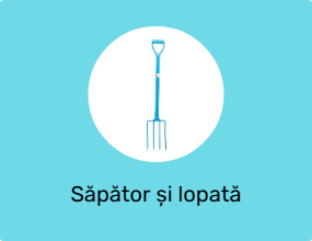 Săpător și lopată