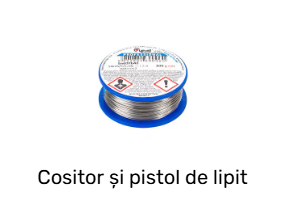 Cositor și pistol de lipit