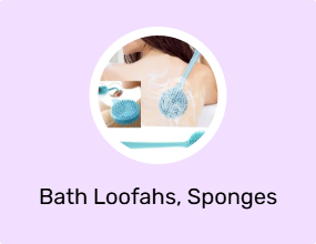 Bath Loofahs, Sponges & Poufs