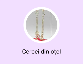 Cercei din oțel