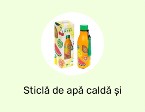 Sticlă de apă caldă și tampon termic