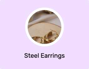 Steel Earrings