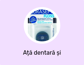 Ață dentară CURASEPT FLOSS neagră 50m 1 buc.