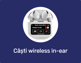 Căști Bluetooth intraauriculare