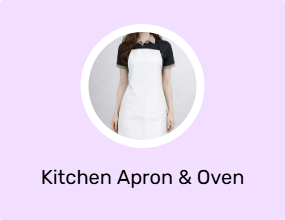 Kitchen Apron & Oven Mitts