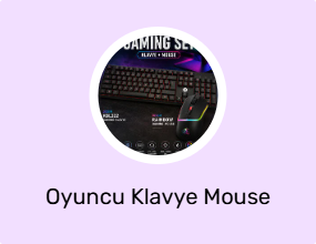 Oyuncu Klavye Mouse Seti
