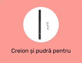 Creion și pudră pentru sprâncene