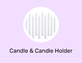 Candle & Candle Holder