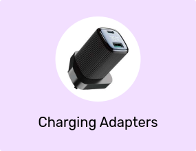 GaN 35W Fast Charger DC 370 | PD + QC USB-C & USB Fast Charging Adapter