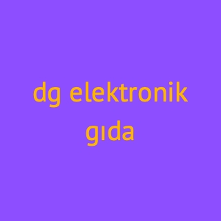 dg elektronik gıda