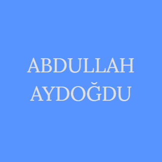 ABDULLAH AYDOĞDU