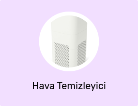 Kompakt Akıllı Hava temizleme cihazı İyon Toz Polen Filtreli Hepa + Karbon Filtreli 65m2 3 Yıl Garanti