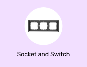 Frame for M5 80 triple 3-way switch M5-3C-80-F (graphite/black)
