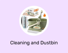 Cleaning and Dustbin