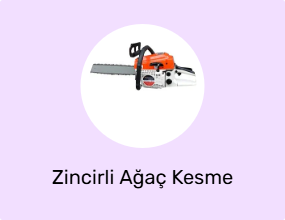 Zincirli Ağaç Kesme Makinesi