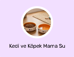 Kedi ve Köpek Mama Su Kabı