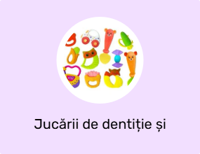 Jucării de dentiție și zornăitoare pentru bebeluși