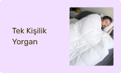 Tek Kişilik Yorgan