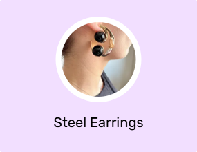 Steel Earrings