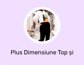 Plus Dimensiune Top și Bottom Set