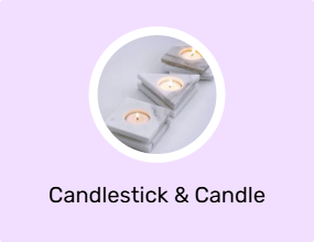 Candlestick & Candle Holder