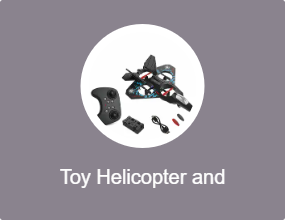 Toy Helicopter and Airplane