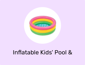 Inflatable Kids' Pool & Accessories
