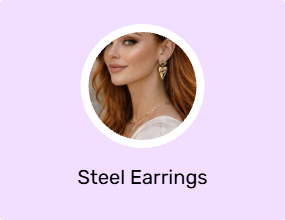 Steel Earrings