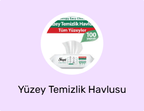 Yüzey Temizlik Havlusu