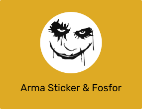 Arma Sticker & Fosfor Şerit