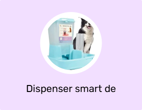 Dispenser smart de hrană și apă pisici și câini