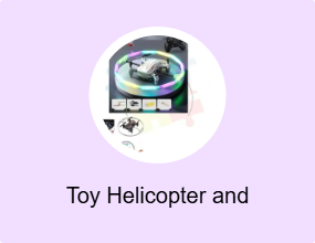 Toy Helicopter and Airplane