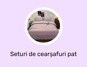 Seturi de cearșafuri pat dublu