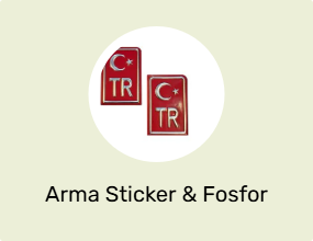 Arma Sticker & Fosfor Şerit