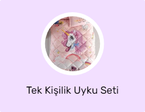 Tek Kişilik Uyku Seti