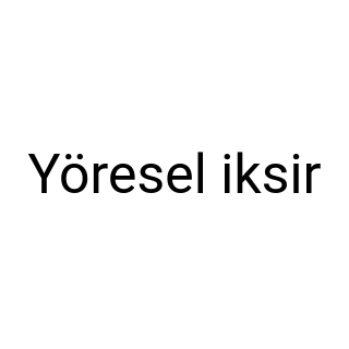 Yöresel iksir
