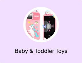 Kids Smart Phone with Dual Camera, Toddler Phone Toys with Learning Games & MP3 Music Player,