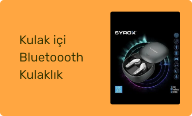 Kulak içi Bluetoooth Kulaklık