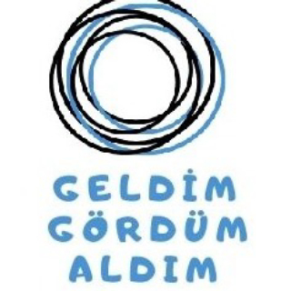 geldim gördüm aldım logo