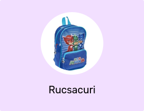 Rucsac de grădiniță, buzunar frontal PJ Masks, 29x20x8.5 cm Albastru