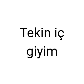 Tekin iç giyim