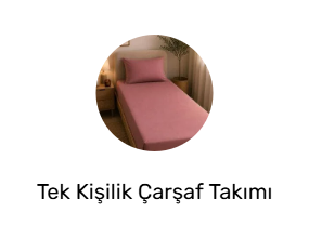 Tek Kişilik Çarşaf Takımı