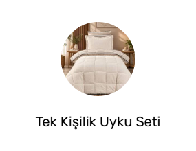 Tek Kişilik Uyku Seti