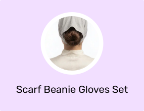 Scarf Beanie Gloves Set