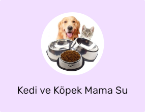 Kedi ve Köpek Mama Su Kabı
