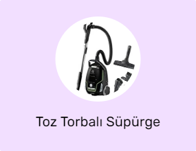 Toz Torbalı Süpürge